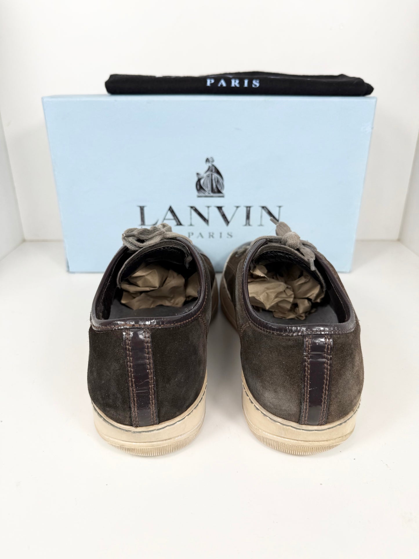 Lanvin Patent Cap Toe Sneaker
