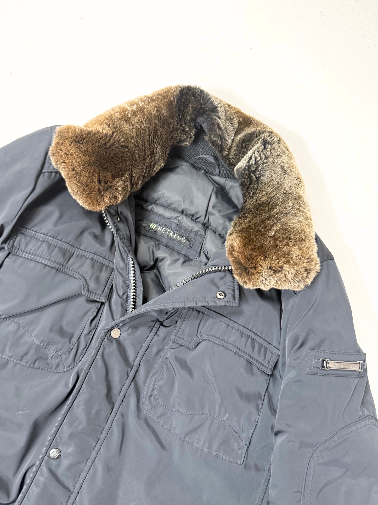 Hetregó Rex Rabbit Fur Lined Jacket