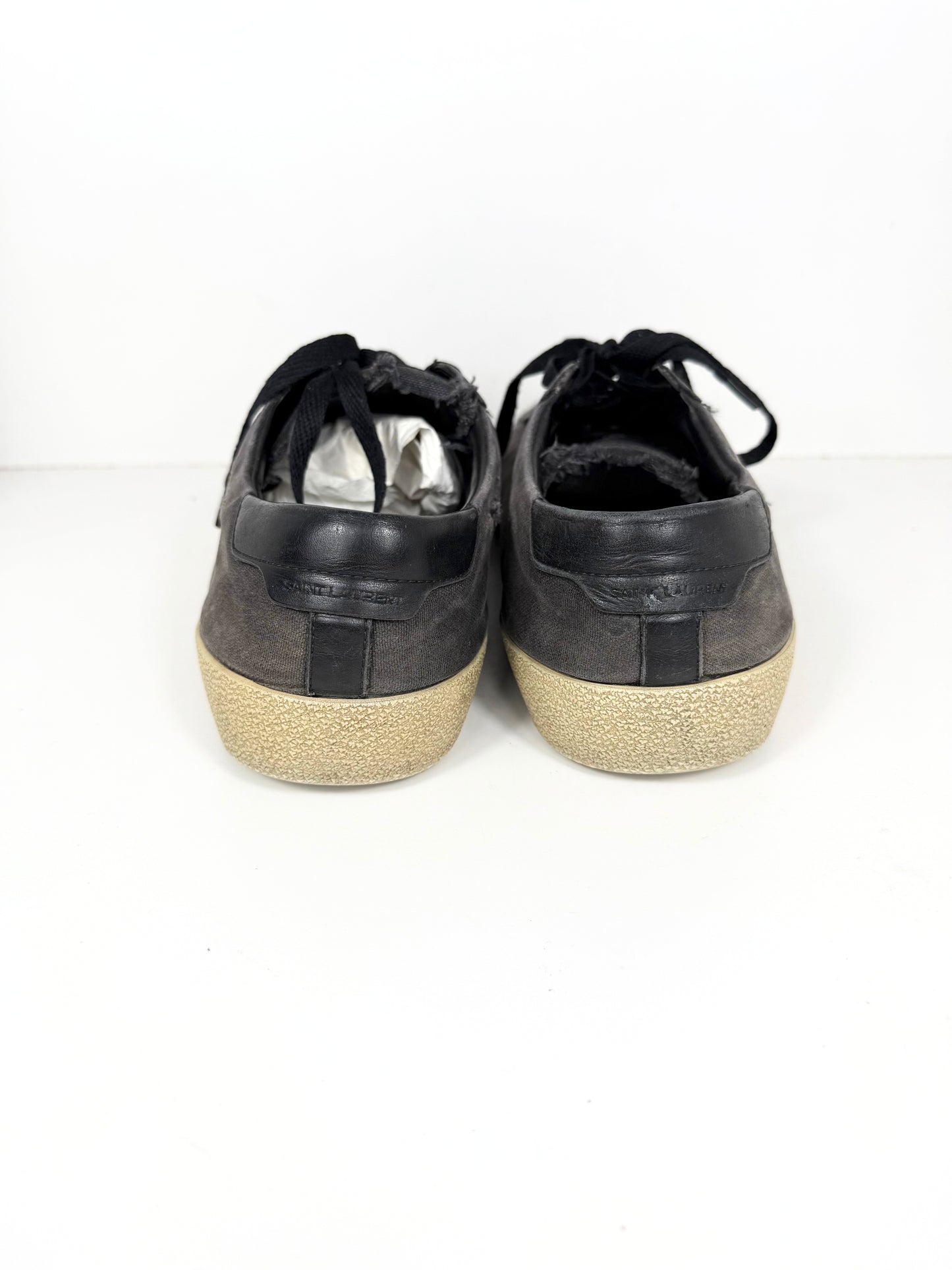 Saint Laurent Court Classic Distressed Sneaker