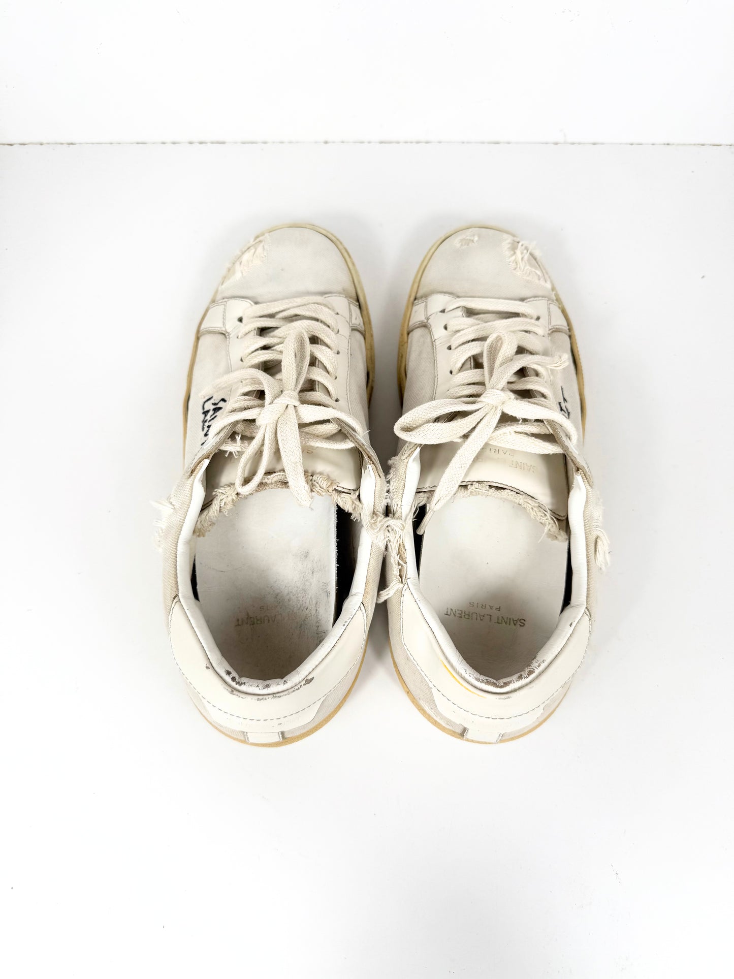 Saint Laurent Distressed Sneaker