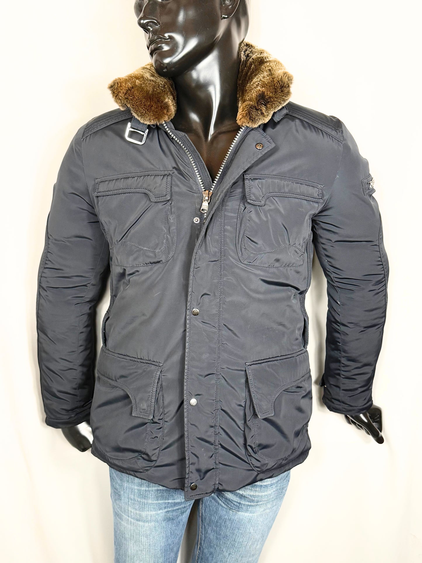 Hetregó Rex Rabbit Fur Lined Jacket