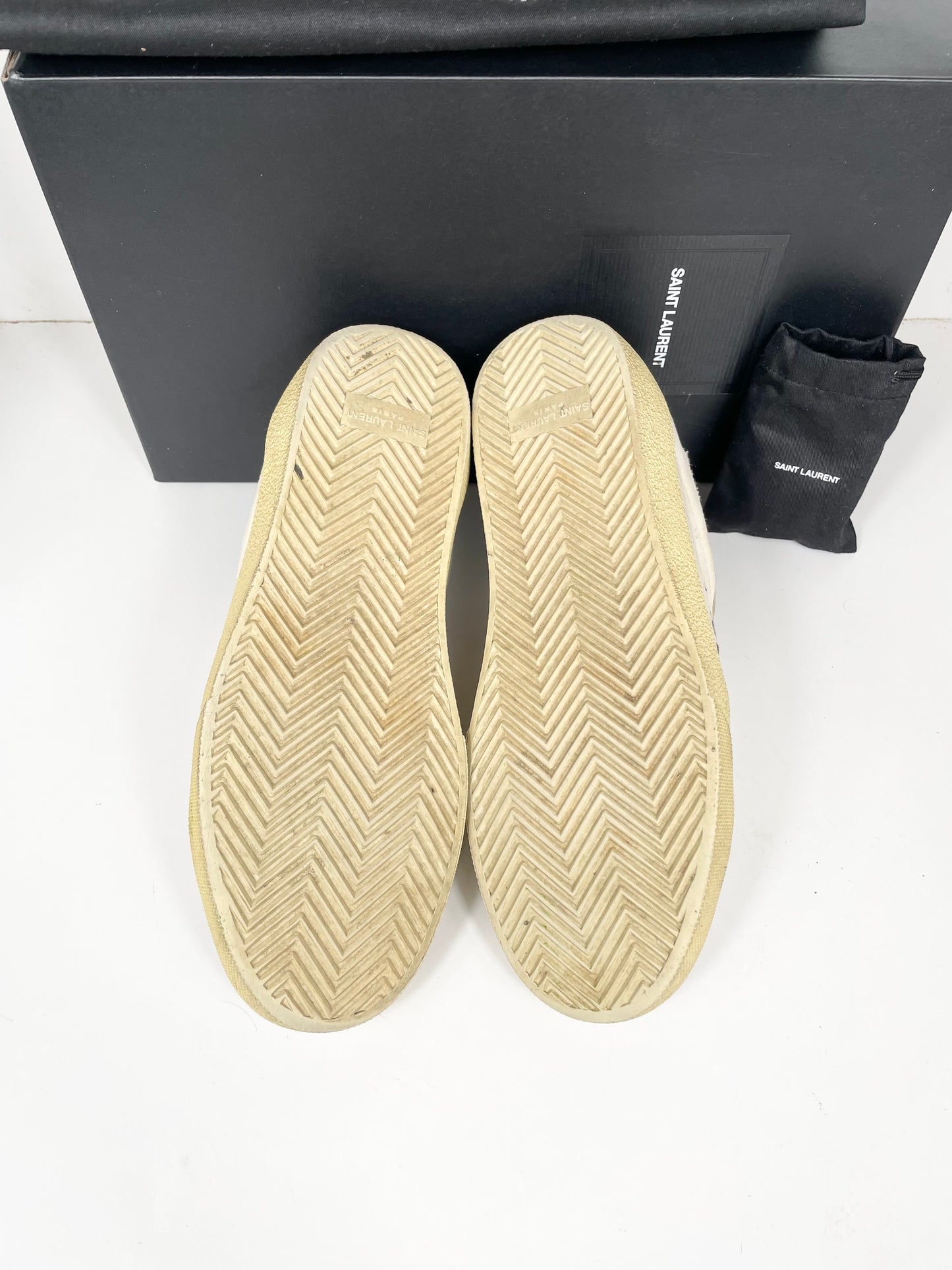 Saint Laurent Distressed Sneaker