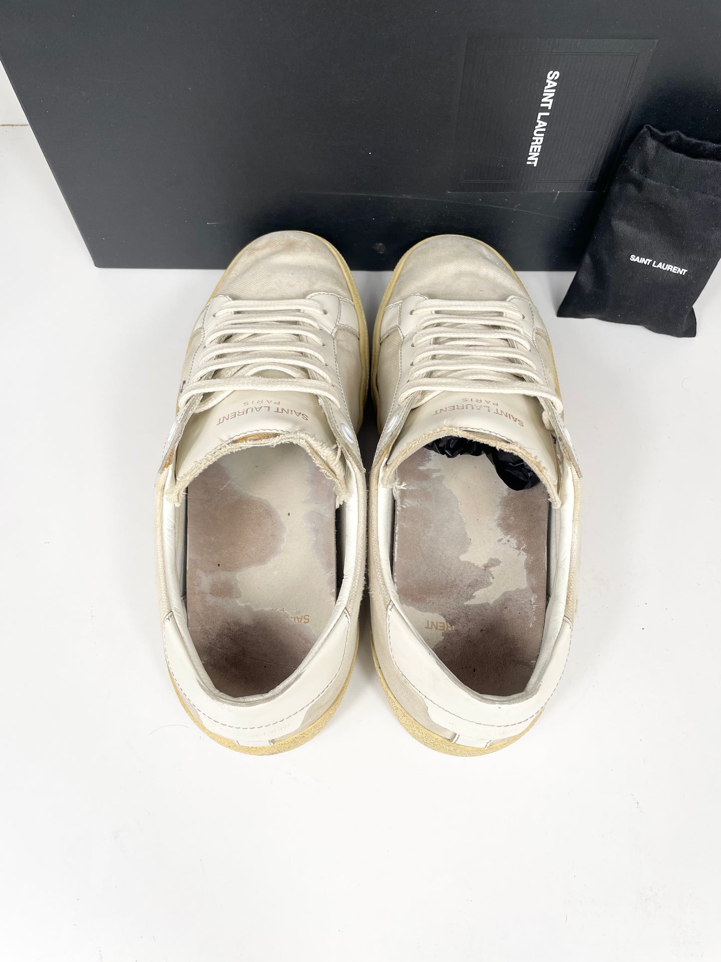 Saint Laurent Distressed Sneaker