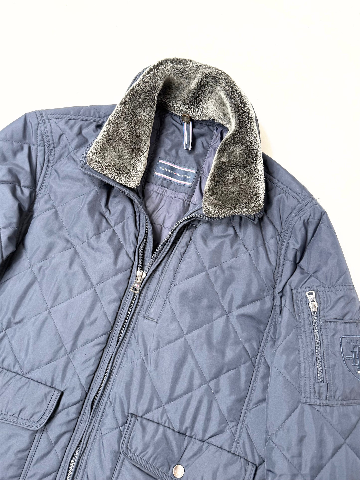 Tommy Hilfiger Fur Cardigan Jacket