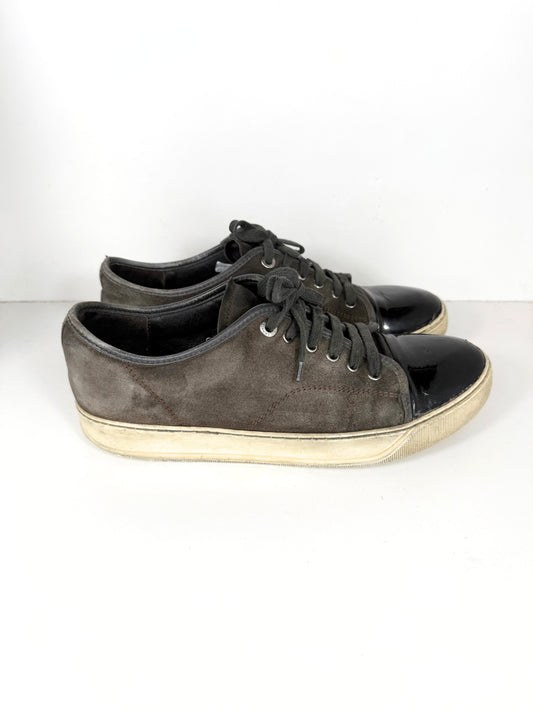 Lanvin Patent Cap Toe Sneaker