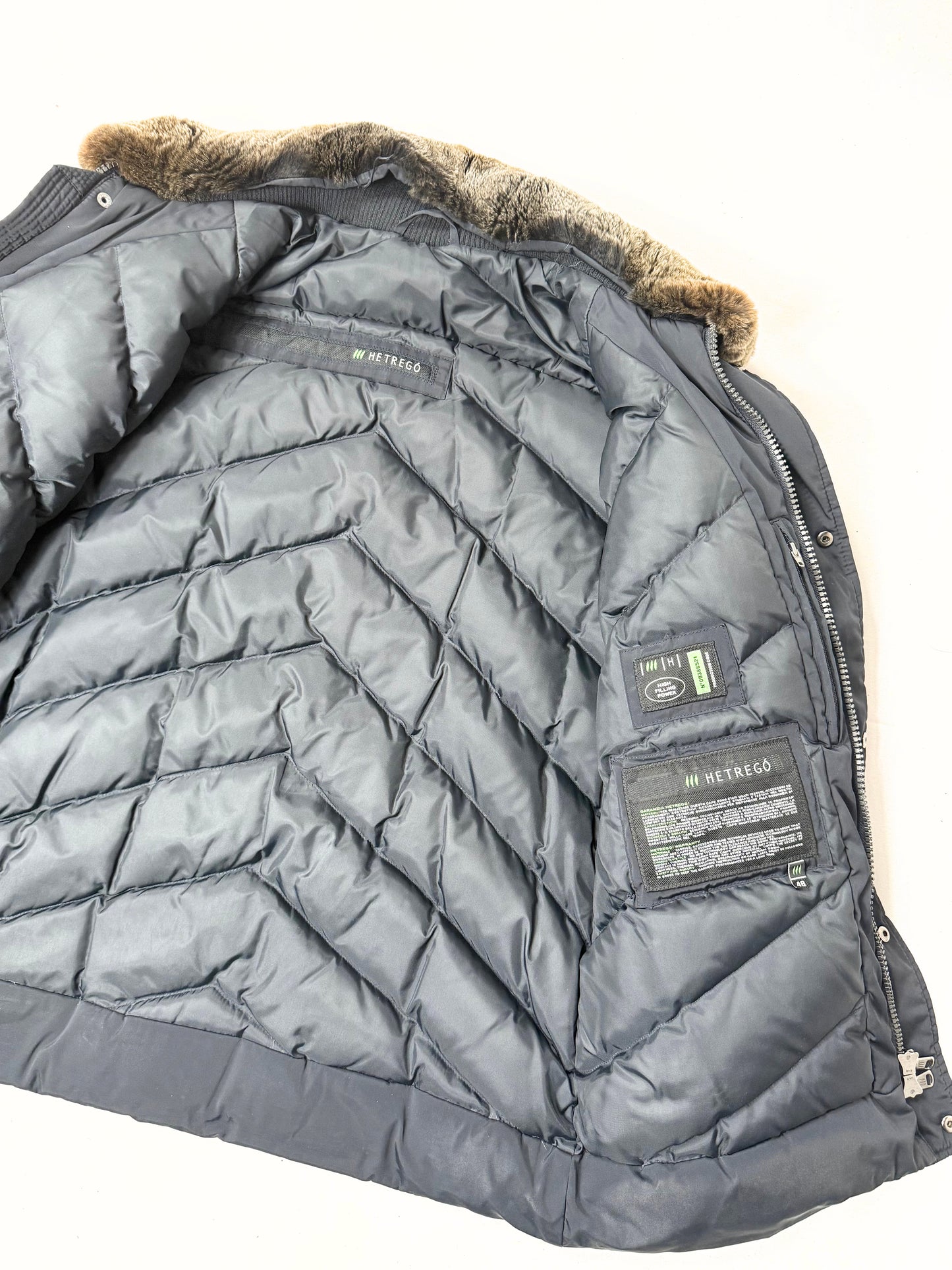 Hetregó Rex Rabbit Fur Lined Jacket