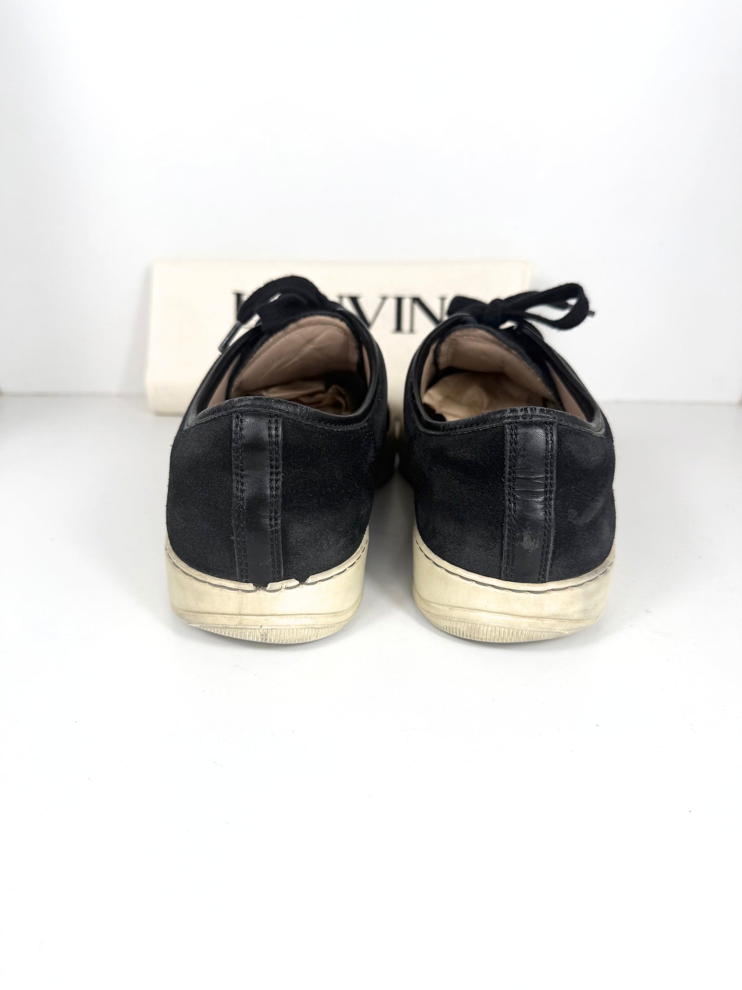 Lanvin Patent Cap Toe Sneaker