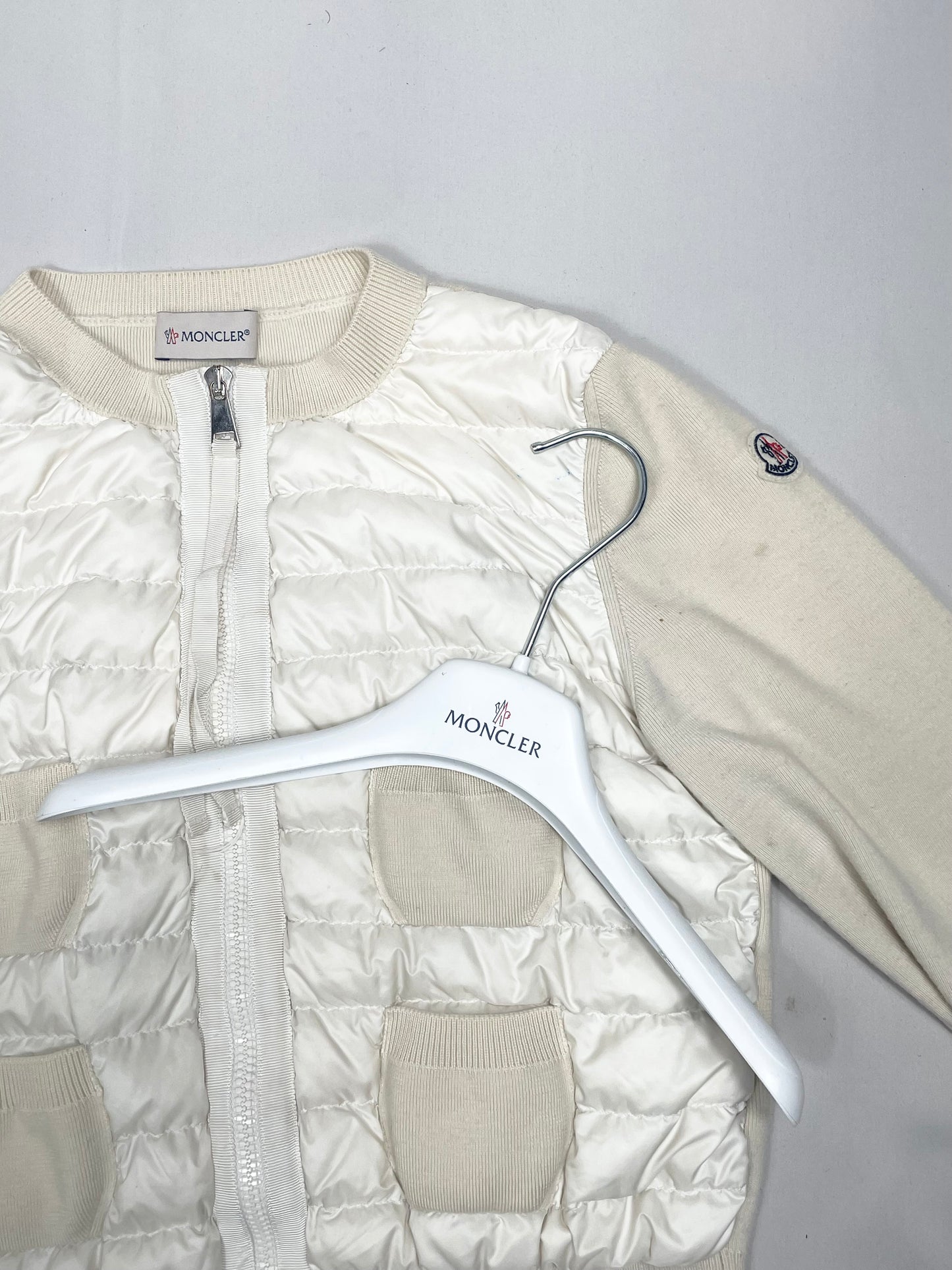 Moncler Padded Wool Cardigan