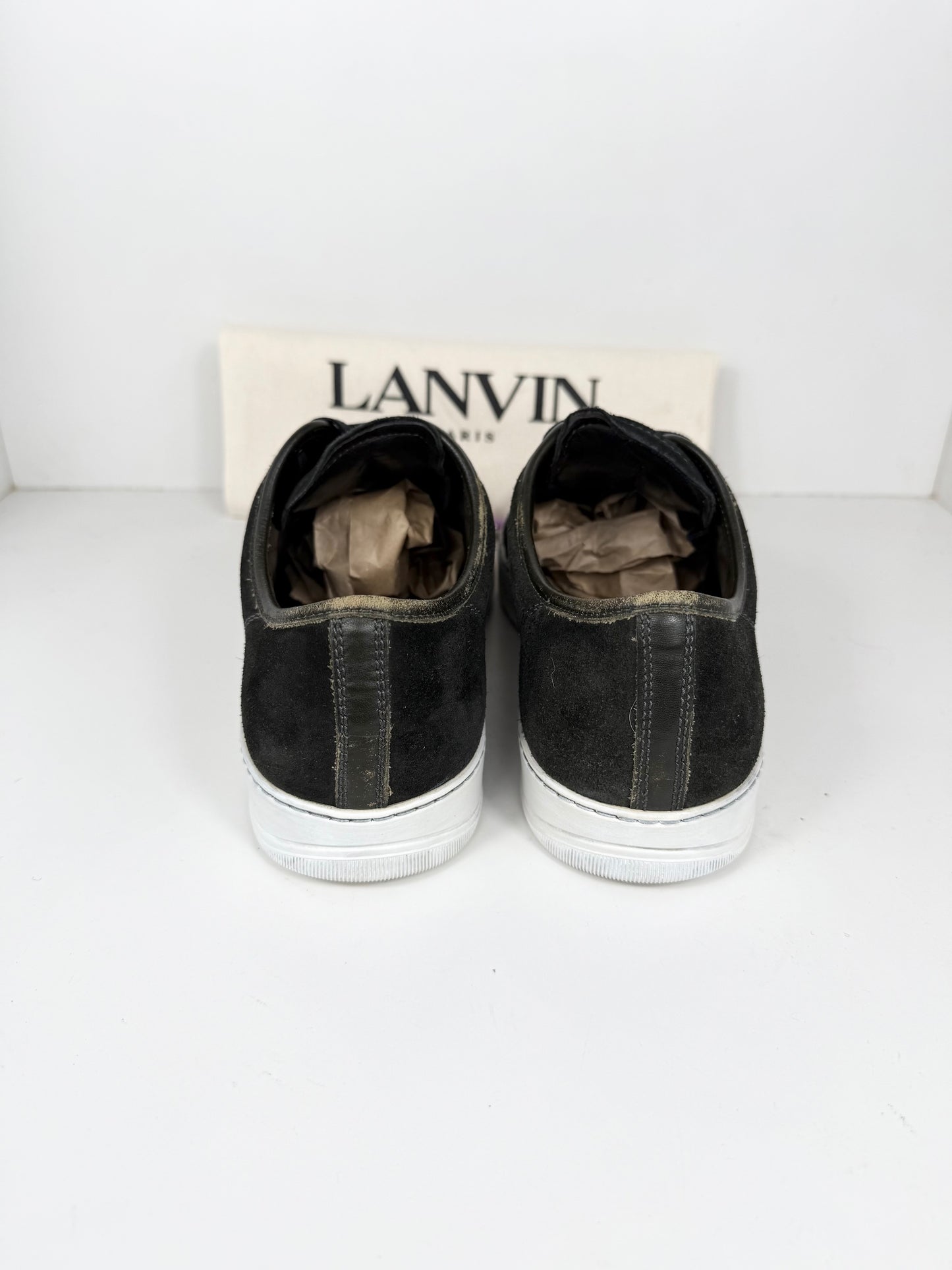Lanvin Patent Cap Toe Sneaker