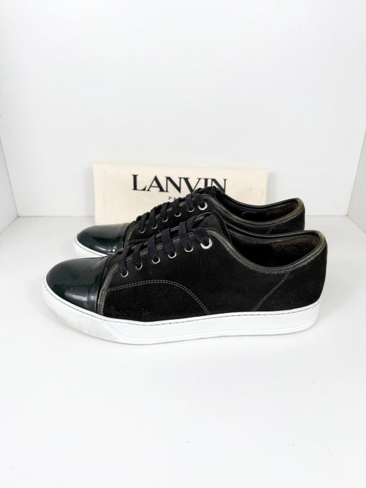 Lanvin Patent Cap Toe Sneaker
