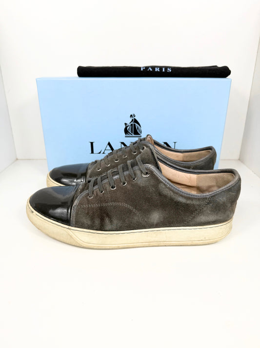 Lanvin Patent Cap Toe Sneaker