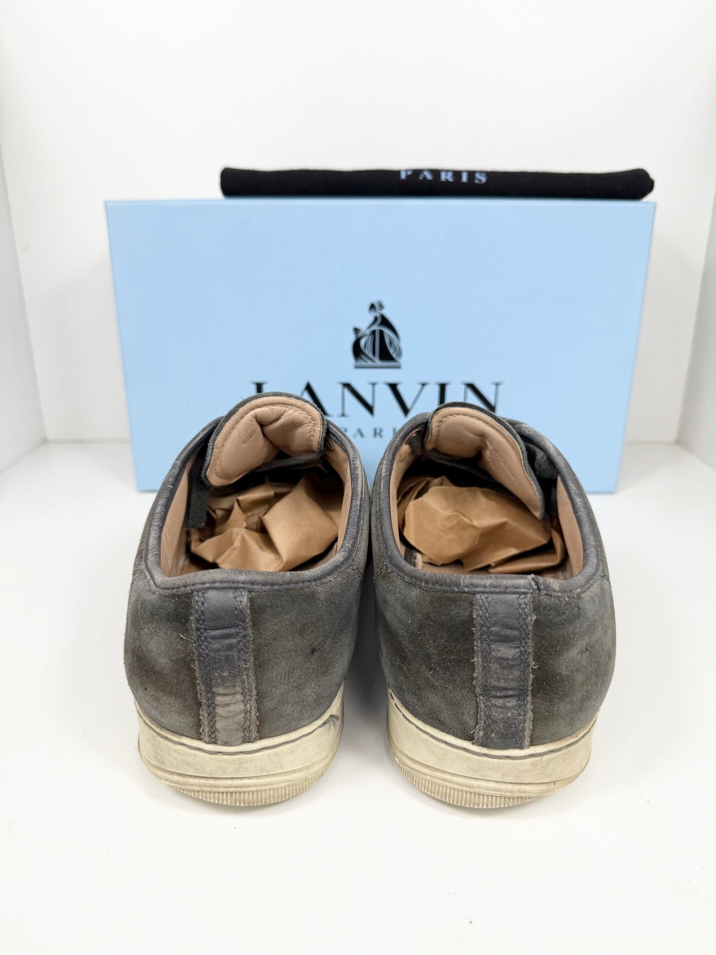Lanvin Patent Cap Toe Sneaker