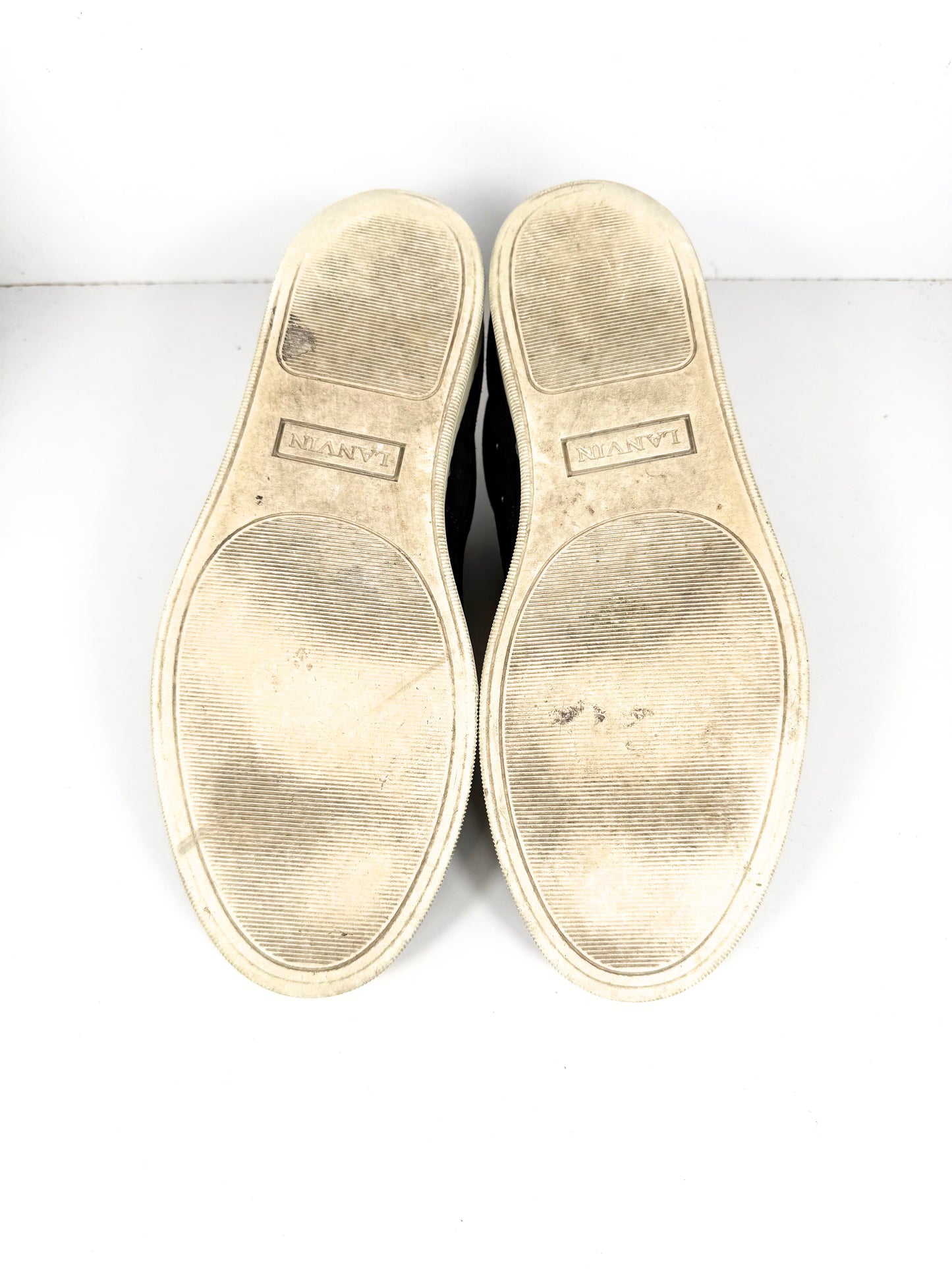 Lanvin Patent Cap Toe Sneaker