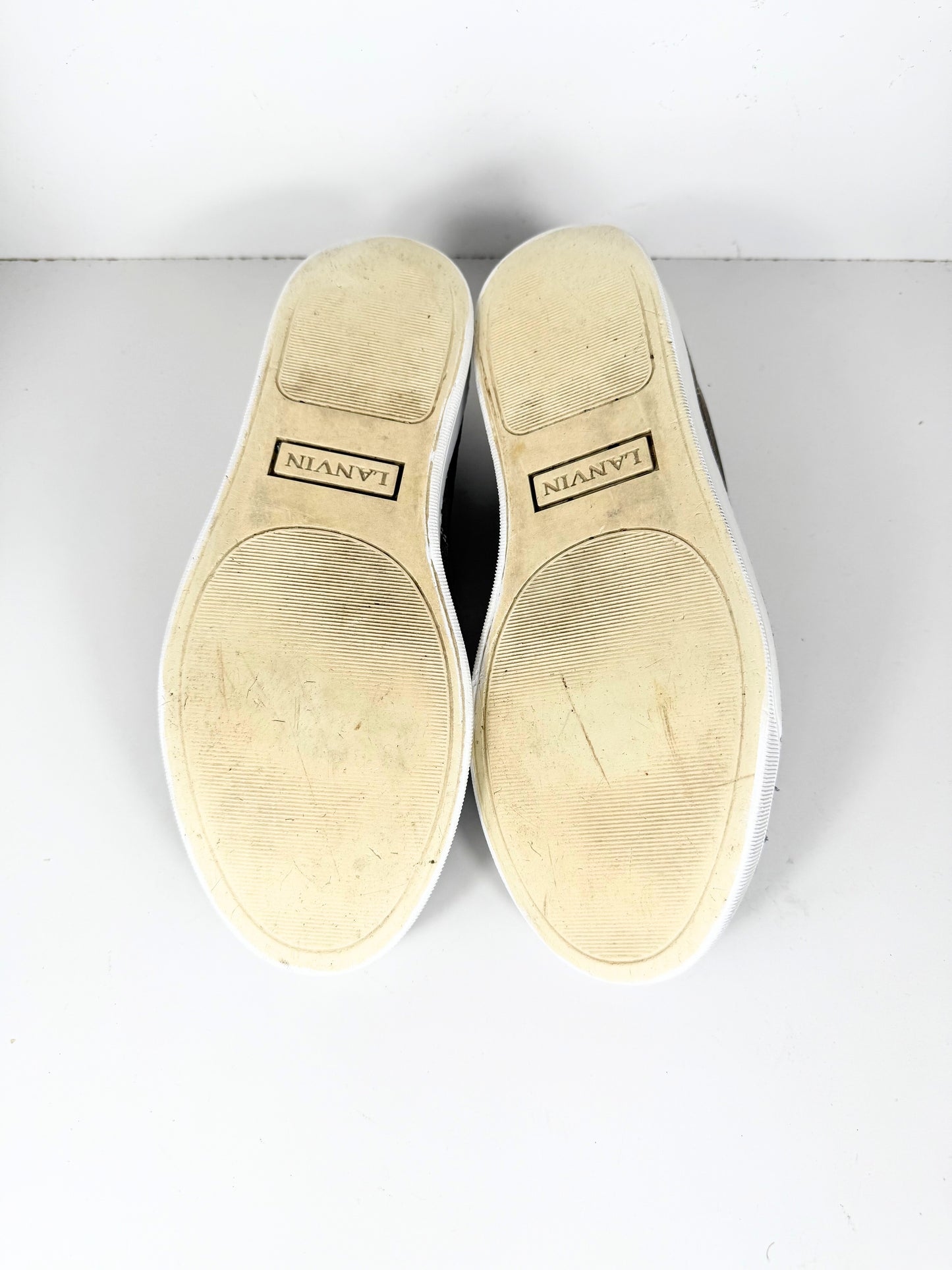 Lanvin Patent Cap Toe Sneaker
