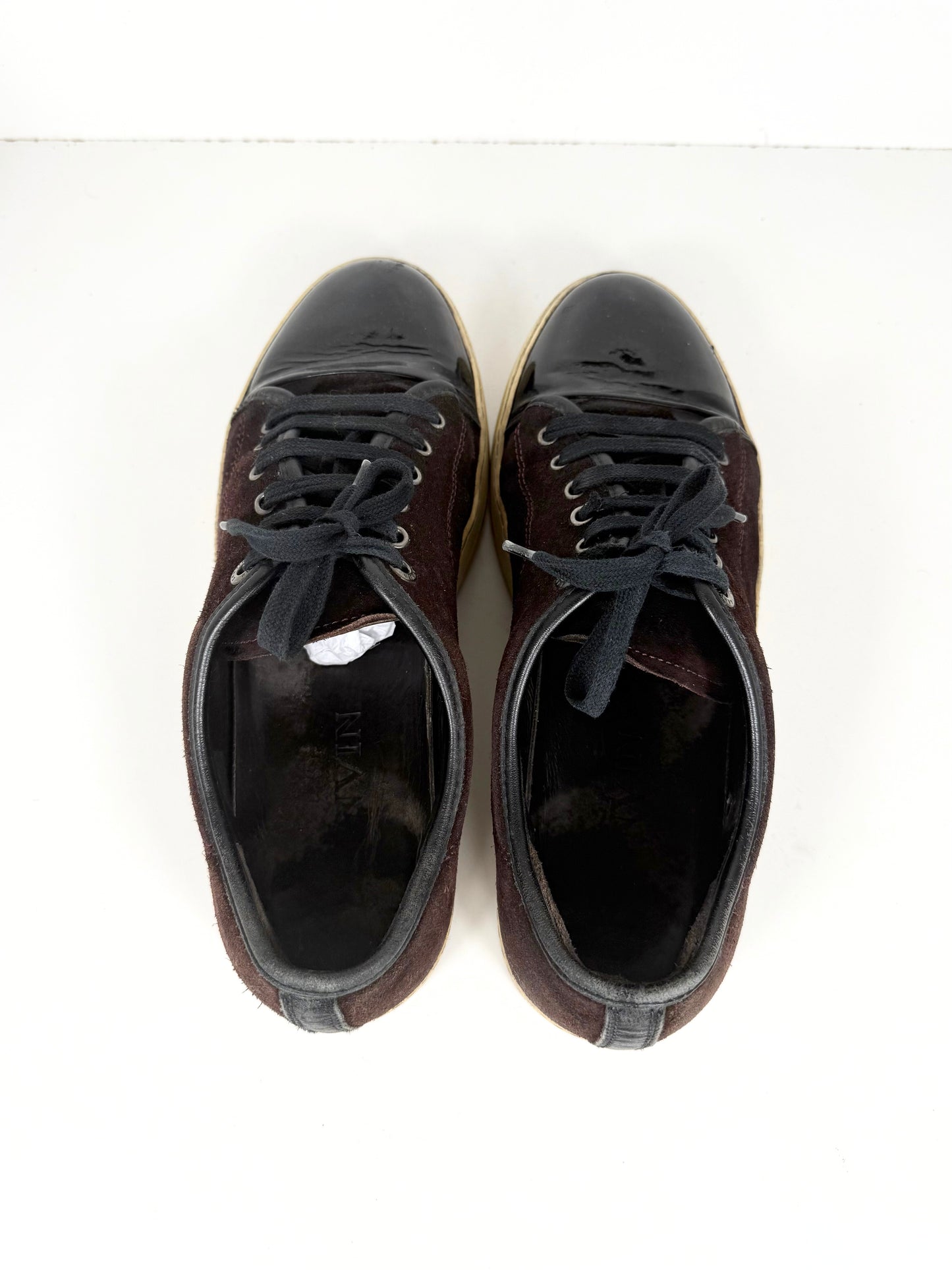 Lanvin Patent Cap Toe