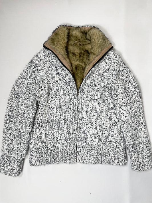 Fur Cardigan