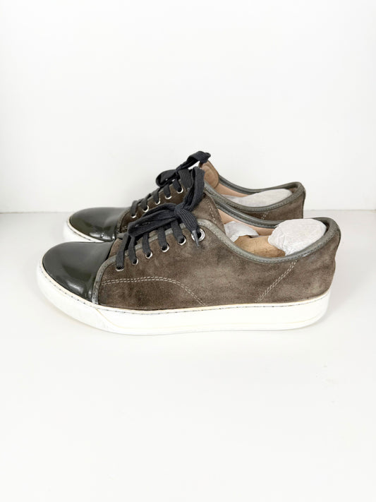 Lanvin Patent Cap Toe Sneaker