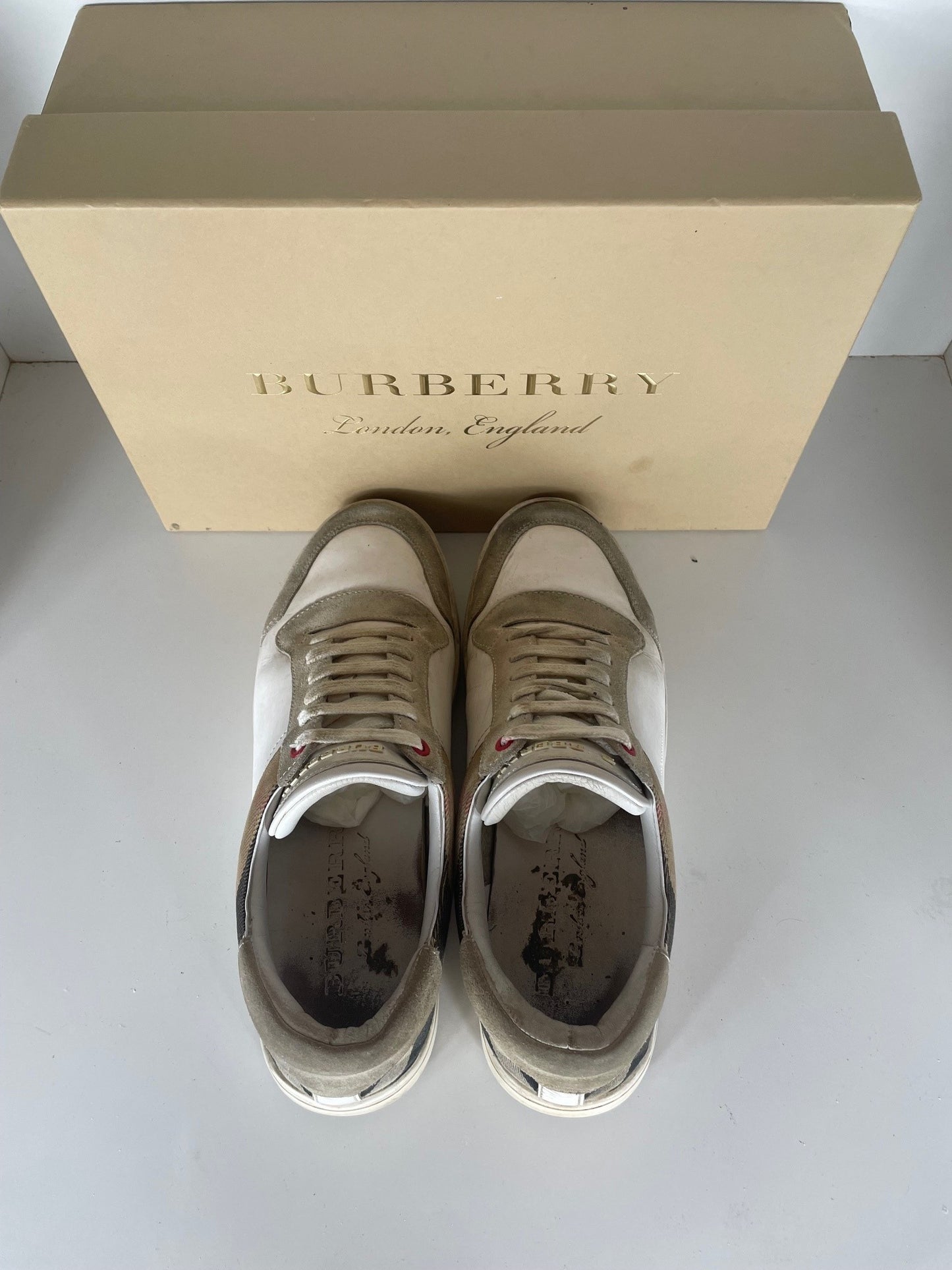 Burberry Check Sneakers