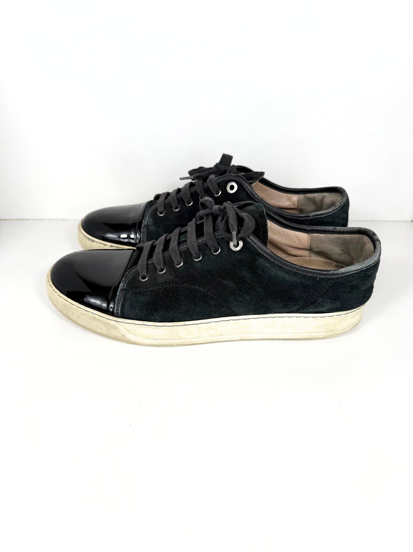 Lanvin Patent Cap Toe Sneaker