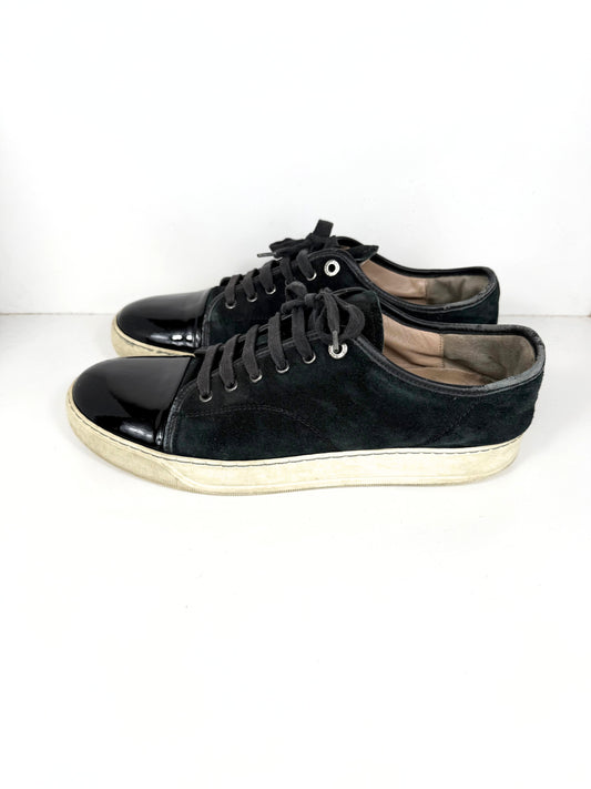 Lanvin Patent Cap Toe Sneaker