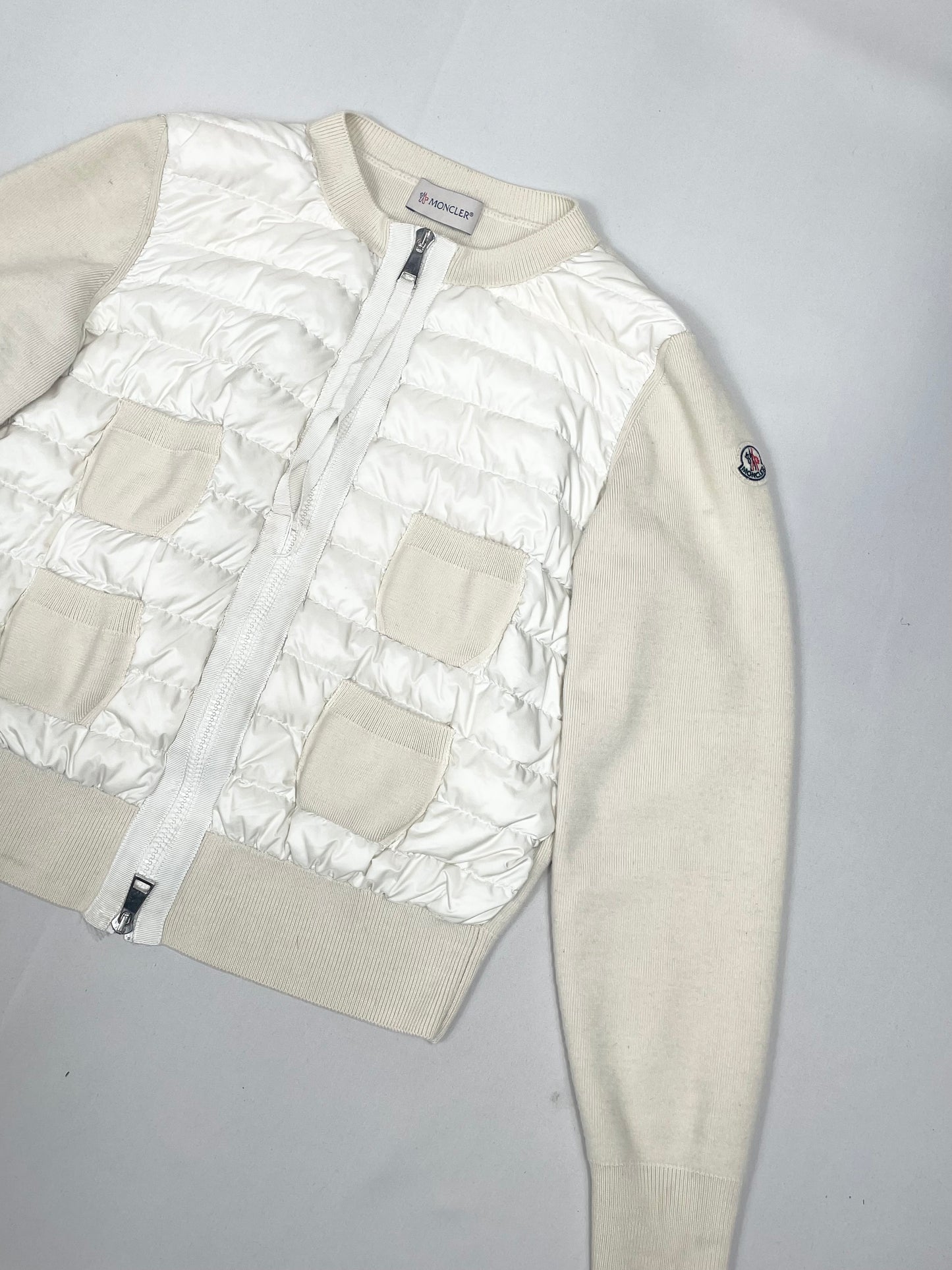 Moncler Padded Wool Cardigan