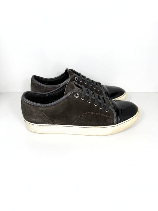 Lanvin Patent Cap Toe Sneaker