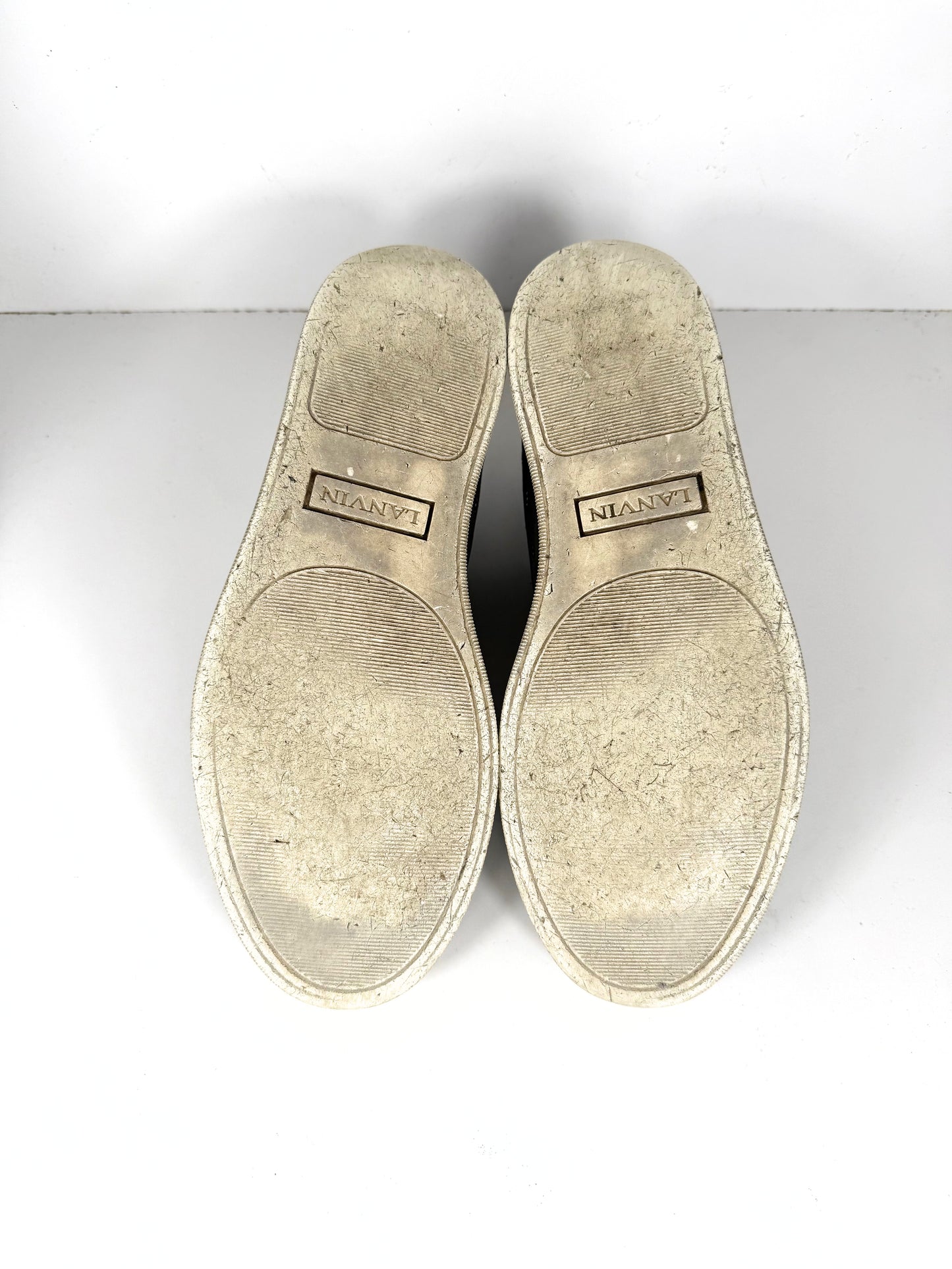 Lanvin Patent Cap Toe Sneaker