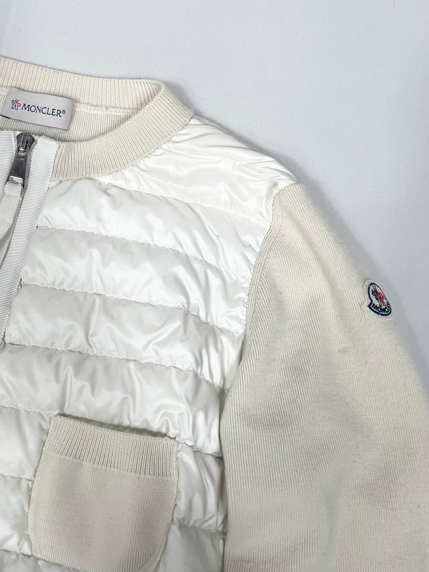 Moncler Padded Wool Cardigan