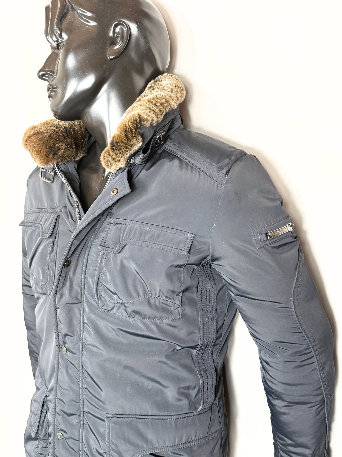 Hetregó Rex Rabbit Fur Lined Jacket