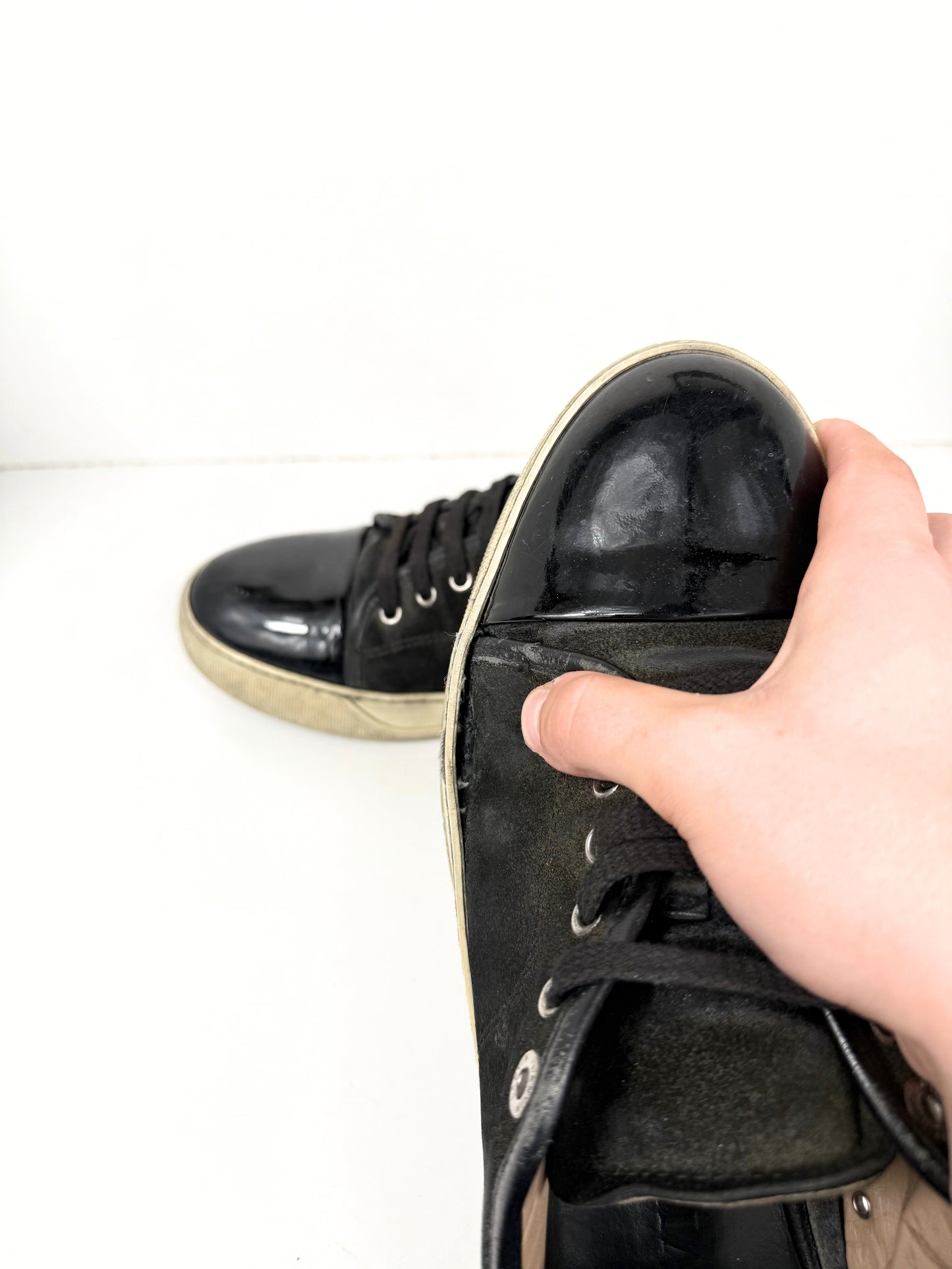 Lanvin Patent Cap Toe