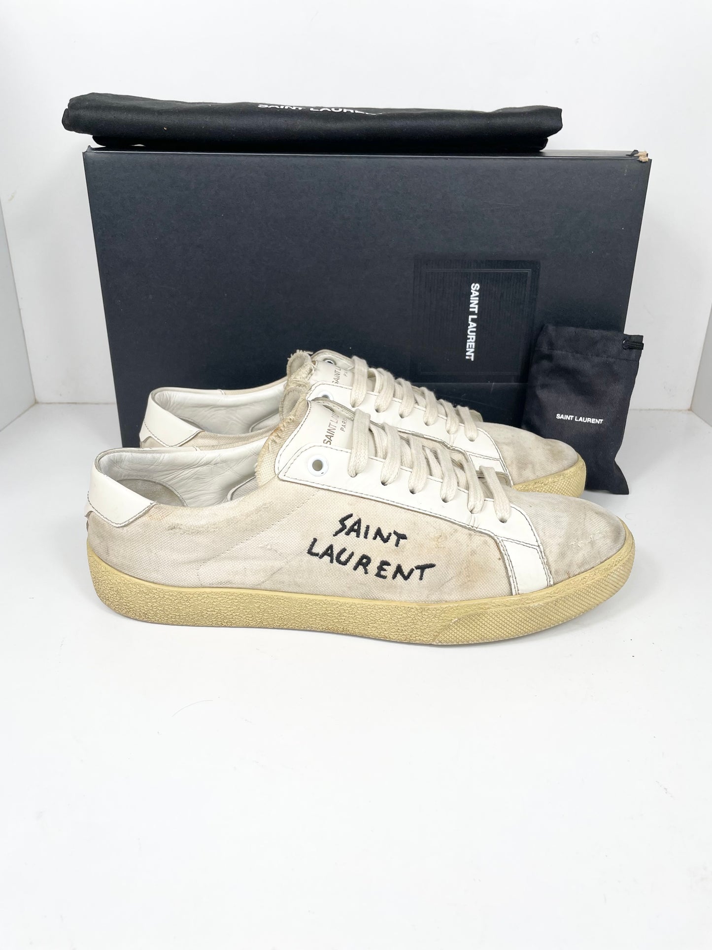 Saint Laurent Distressed Sneaker