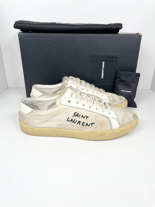 Saint Laurent Distressed Sneaker